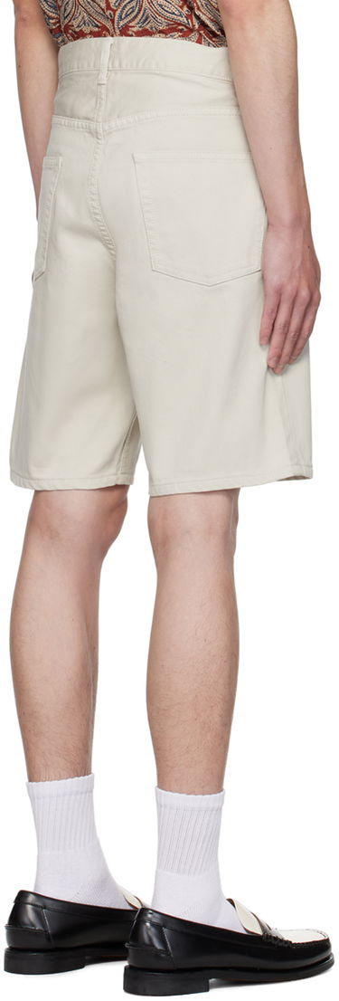 Šortky BEAMS BEAMS PLUS Relaxed-Fit Shorts Béžová | 3825-0098-791, 2
