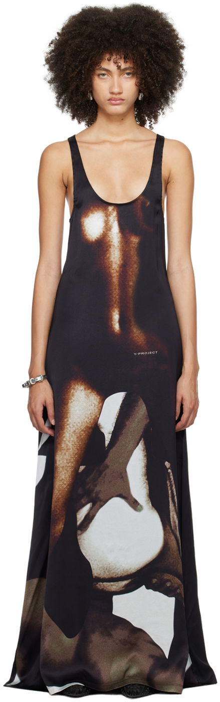 Šaty Y/PROJECT Y/Project Body Collage Maxi Dress Čierna | WTSDRESS75-S25, 0