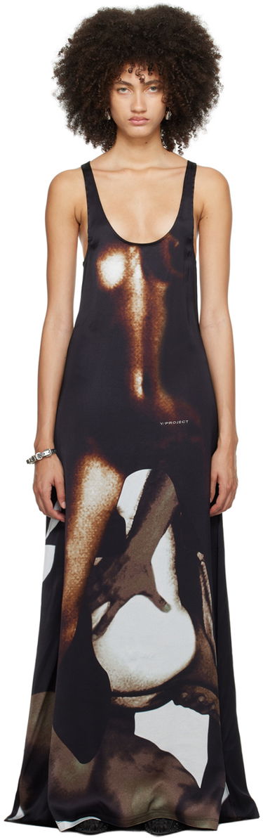 Šaty Y/PROJECT Y/Project Body Collage Maxi Dress Čierna | WTSDRESS75-S25, 0