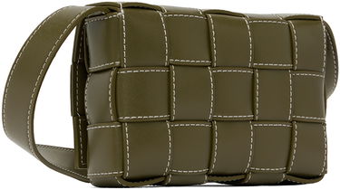Taška cez rameno Bottega Veneta Bottega Veneta Small Cassette Shoulder Bag Zelené | 763686V39K0, 2