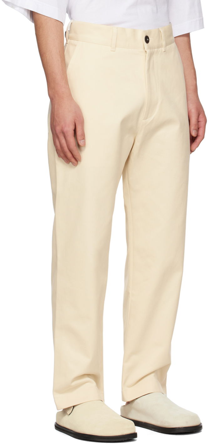 Nohavice Studio Nicholson Studio Nicholson Bill Trousers Béžová | BILL SNM - 082 -, 1