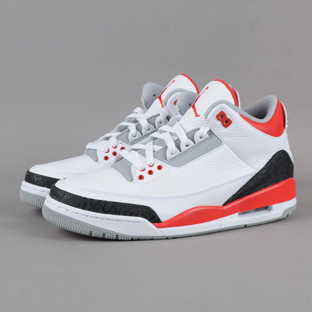 Tenisky a topánky Jordan Air Jordan 3 Retro "Fire Red" 2013 Biela | 136064-120, 0