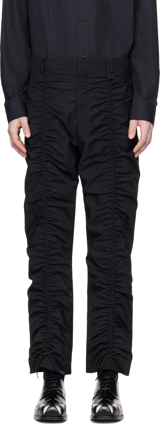Nohavice Simone Rocha Simone Rocha Ruched Trousers Čierna | 4095 1075, 0