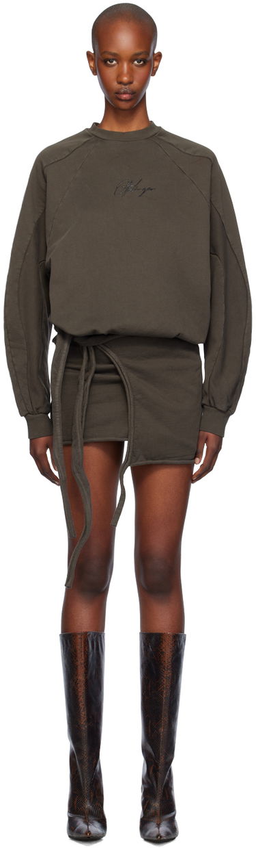 Šaty Ottolinger Ottolinger Drape Jersey Minidress Zelené | 1150303521, 0