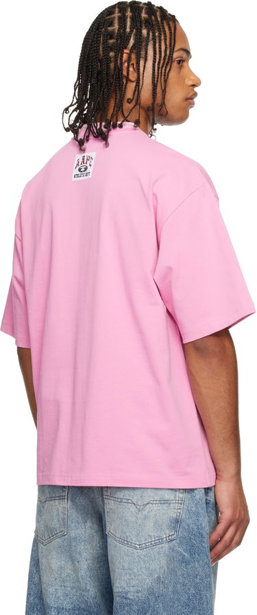 Tričko AAPE by A Bathing Ape 'AAPEUNVS' Logo T-shirt Ružová | AAPTEM1659XXNPKX, 2