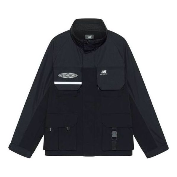Vetrovka New Balance Windproof Cargo Jacket Čierna | NAA3N011-BK, 0