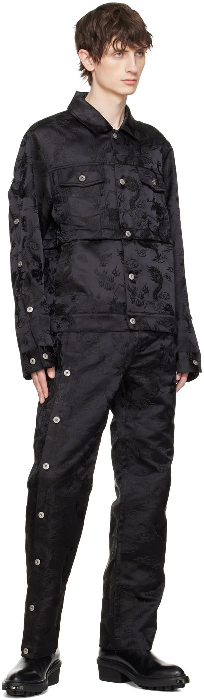 Feng Chen Wang Dragon Jacquard Convertible Jacket