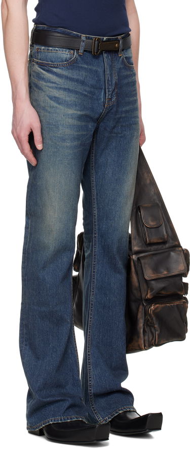 Džínsy Balenciaga Balenciaga Bootcut Jeans Modrá | 751089TRW62, 1