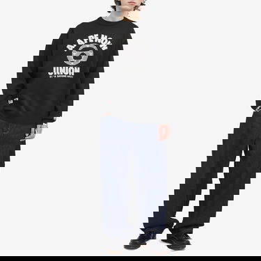 Sveter AAPE by A Bathing Ape AAPE Union Monogram Knit Sweater Čierna | AAPKNMB370XXNBKX, 4