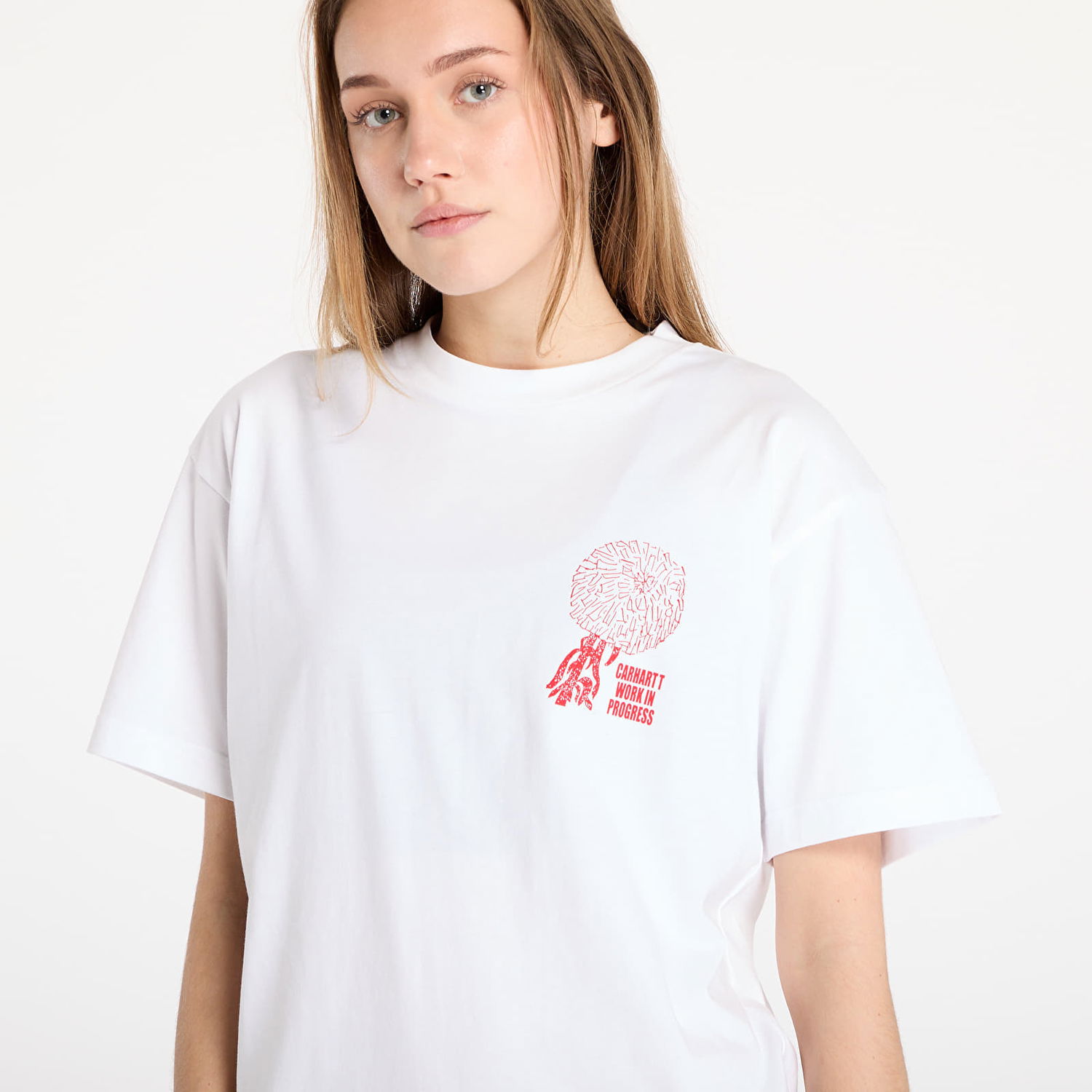 Tričko Carhartt WIP Chrysanthemum T-shirt Biela | I033970.02XX, 1