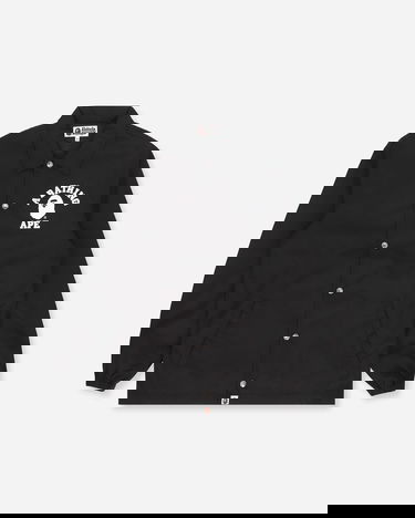 Bunda BAPE College Coach Jacket Čierna | 1G30 140 015 BLACK, 2