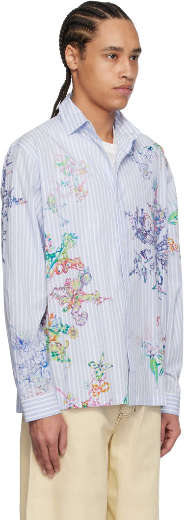 Košeľa Perks And Mini Perks and Mini Fractal Stripe Shirt Modrá | 3834, 1