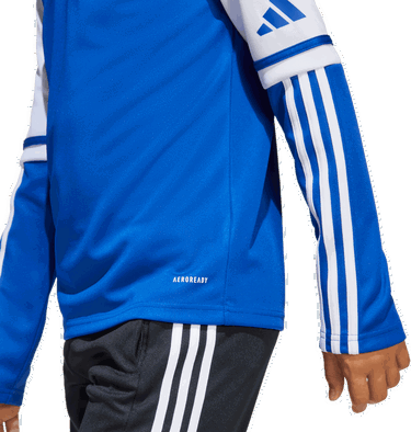 Mikina adidas Originals adidas SQ25 TR TOP Long Sleeve Quarter-Zip Training Shirt Modrá | jd3027, 2