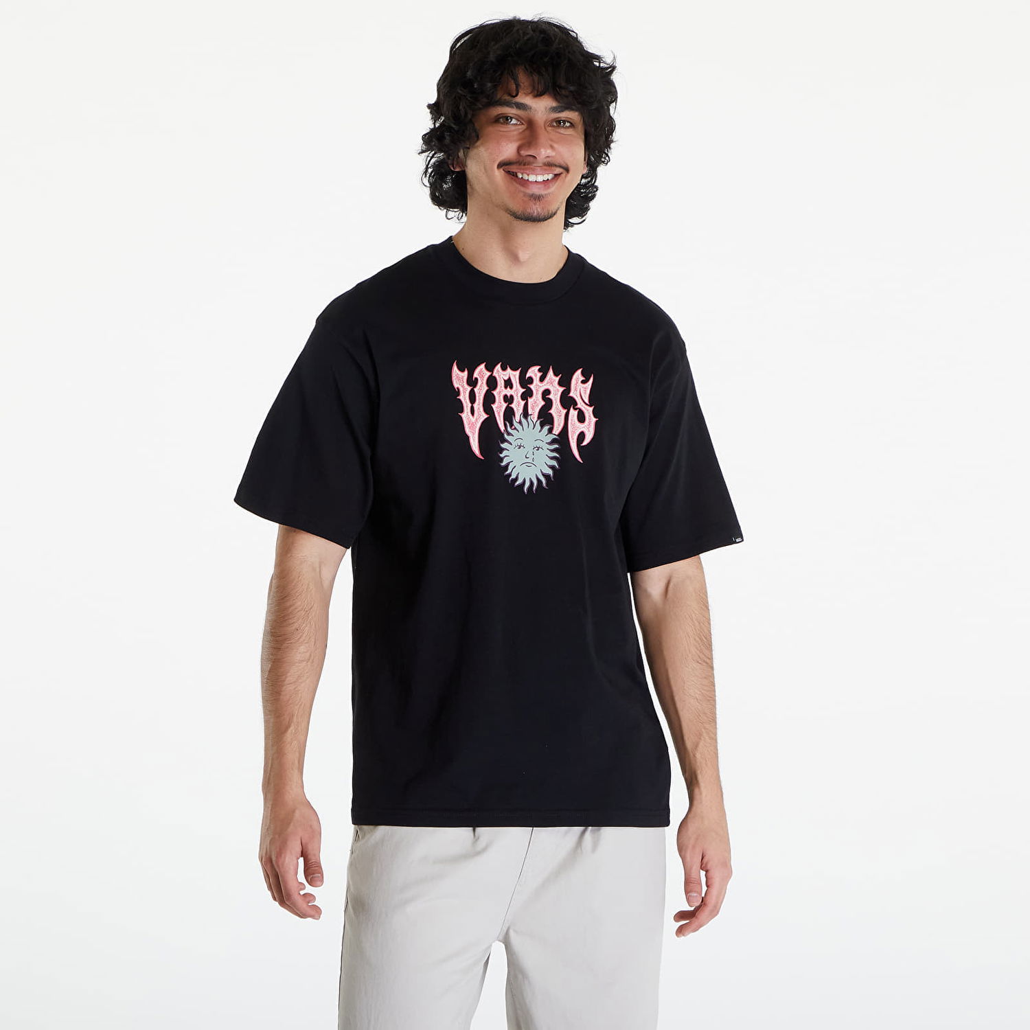 Tričko Vans Sunface SS Tee Black Čierna | VN000G4RBLK1, 0