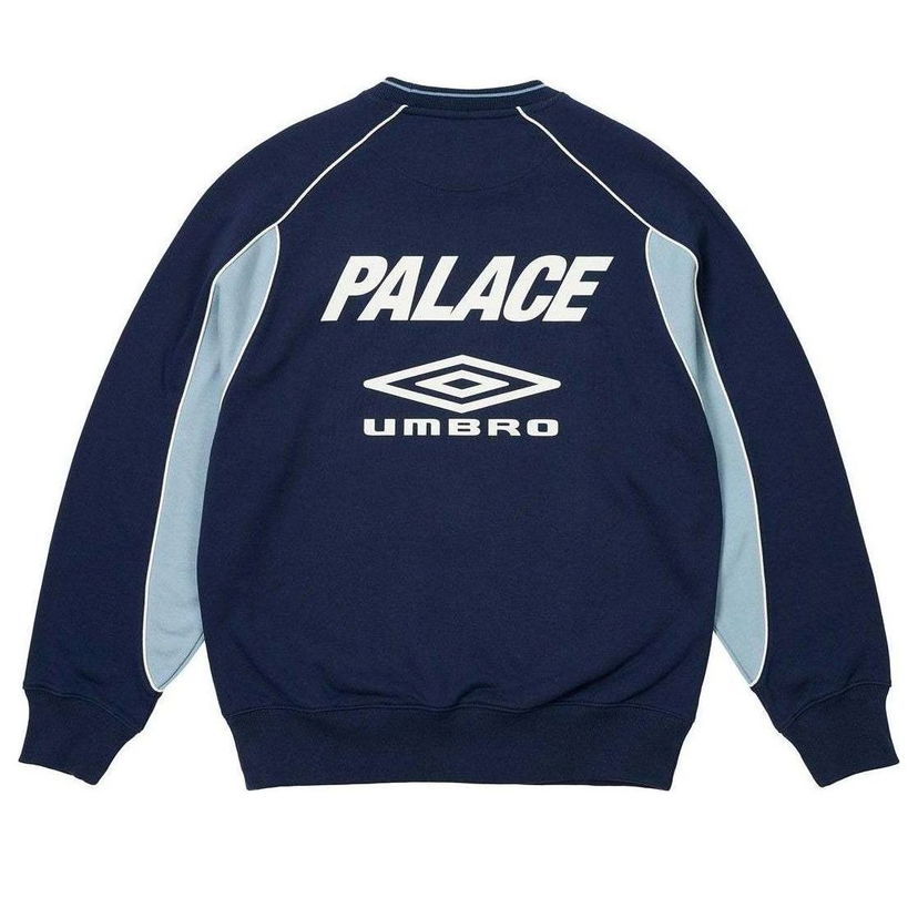 Mikina Palace Palace x Umbro Crewneck Warm Up Sweatshirt Modrá | P26UMCS132