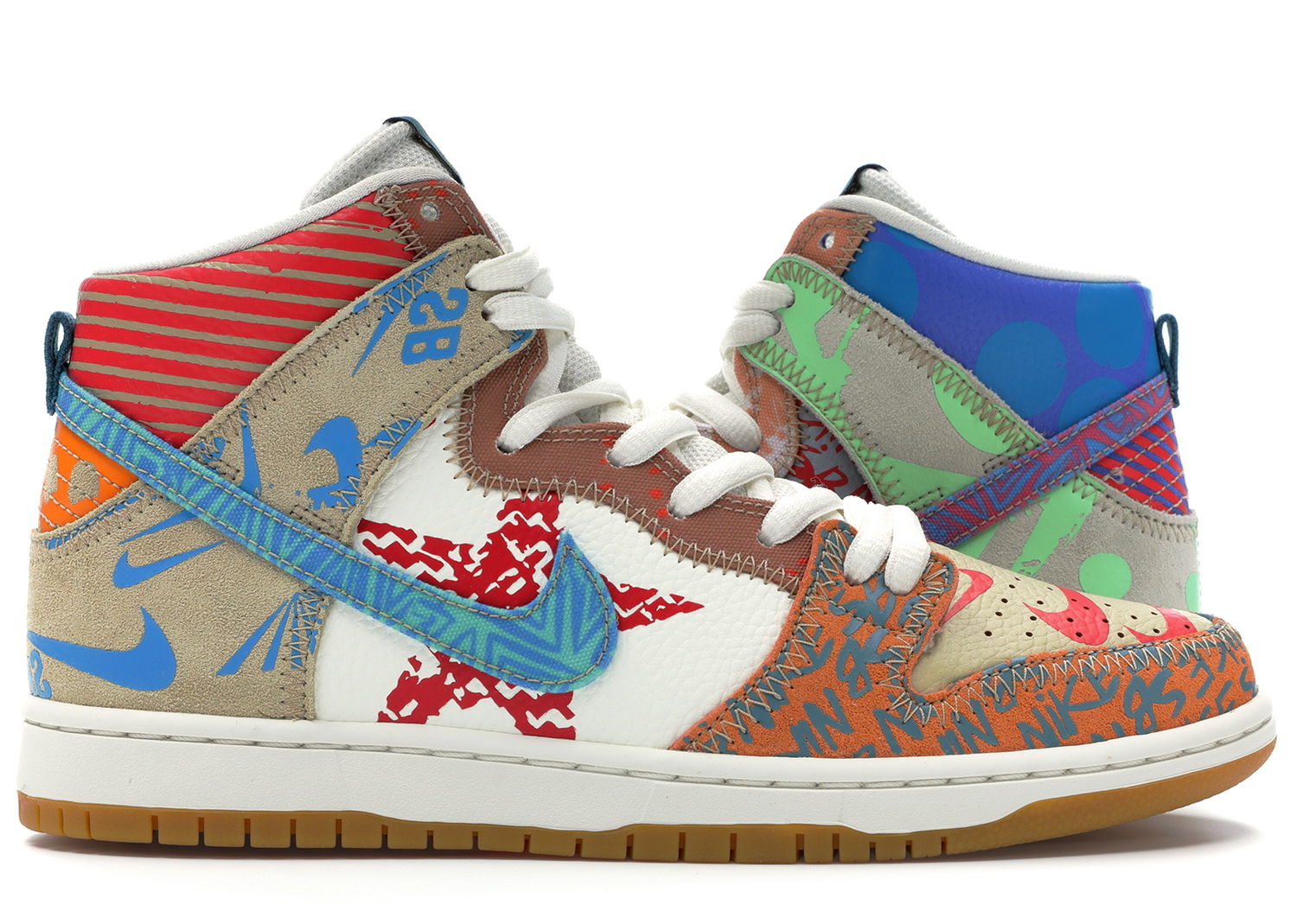 Tenisky a topánky Nike SB Dunk High Thomas Campbell What the Dunk Rôznofarebný | 918321-381, 0