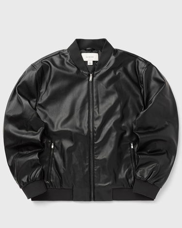 Bomber bunda CALVIN KLEIN D6 Faux Leather Bomber Jacket Čierna | LV04RC407GUB1, 2