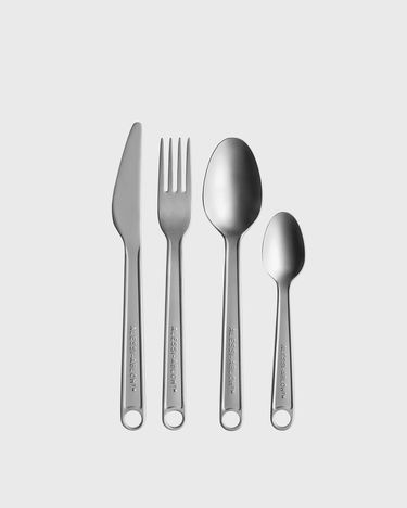 Home decor Alessi Four Piece Silver Tableware Set Metalická | VA02S4, 0
