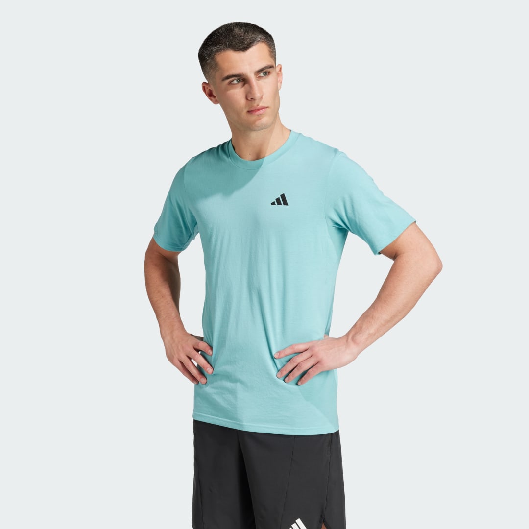 Tričko adidas Performance Train Essentials Feelready Tyrkysová | IW3328, 1