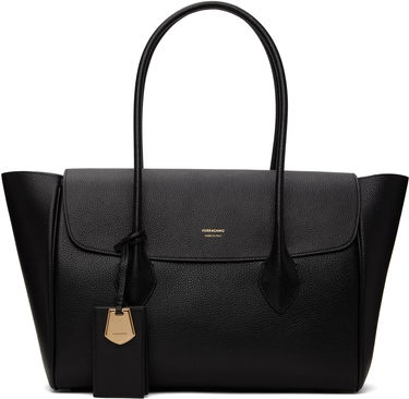 Tote bag FERRAGAMO Ferragamo East-West XL Tote Čierna | 770541, 0