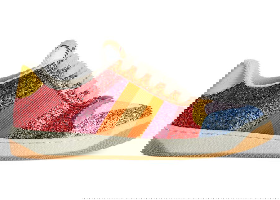 Tenisky a topánky Gucci Glitter-Embellished Screener Sneakers Multi (Women's) Rôznofarebný | 710534 FAKUU 4942, 0