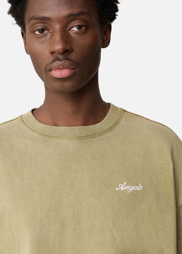 Tričko AXEL ARIGATO Honor Washed T-Shirt Zelené | A2681012, 5