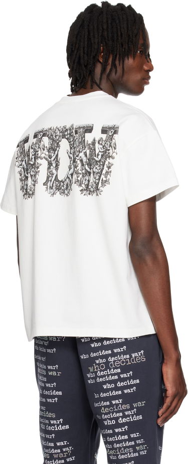 Tričko Who Decides War Who Decides War Sacred Heart Graphic Short Sleeve T-Shirt Biela | 1110480001SS25, 2