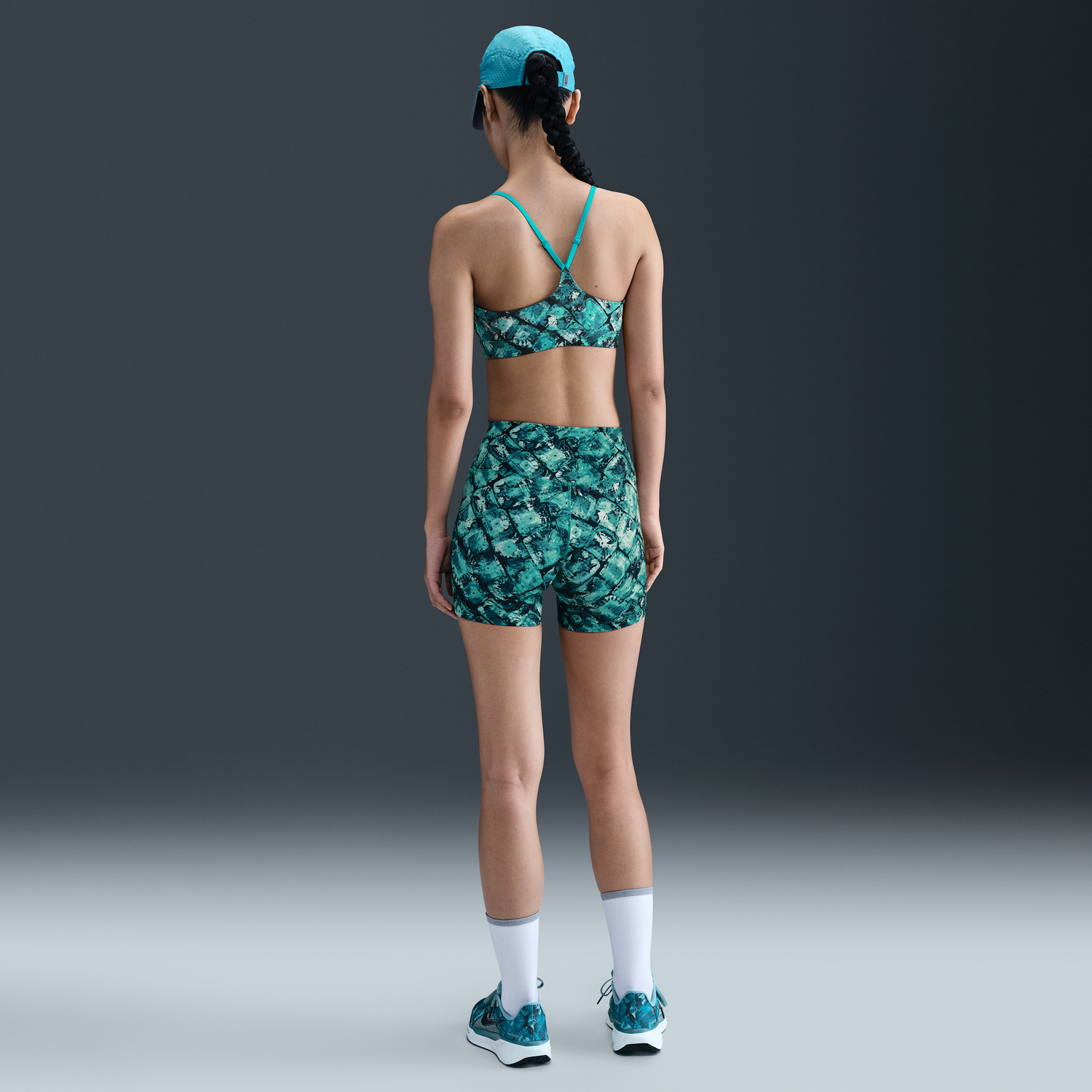 Šortky Nike Artist Collection High-Waisted Cycling Shorts Zelené | HM4800-345, 1