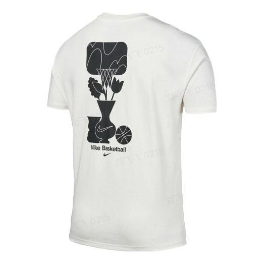Tričko Nike Nike Basketball Loose Fit T-Shirt Biela | DQ1906-133, 0
