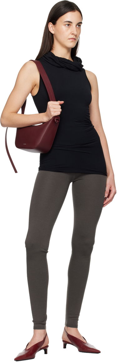 Taška cez rameno Jil Sander Knot Small Bag Vínová | J07WG0095_P6582, 3