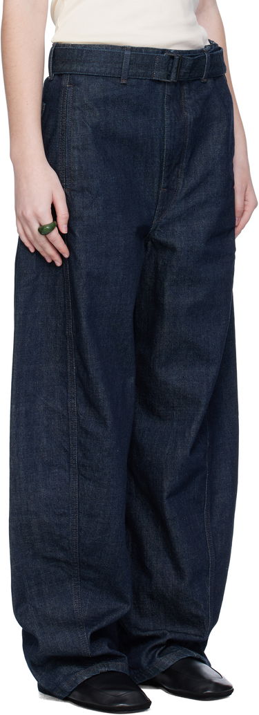 Džínsy LEMAIRE Lemaire Twisted Belted Jeans Modrá | PA326 LD1056, 4