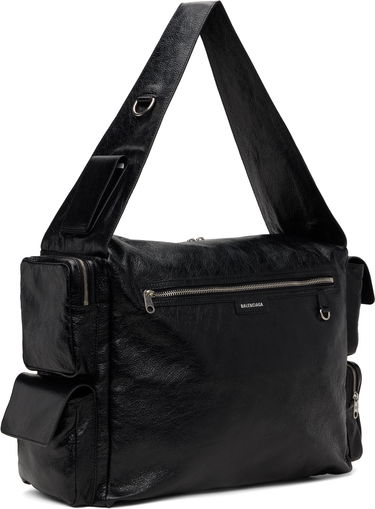 Taška cez rameno Balenciaga Balenciaga Superbusy Large Sling Duffle Bag Čierna | 702168210C8, 2