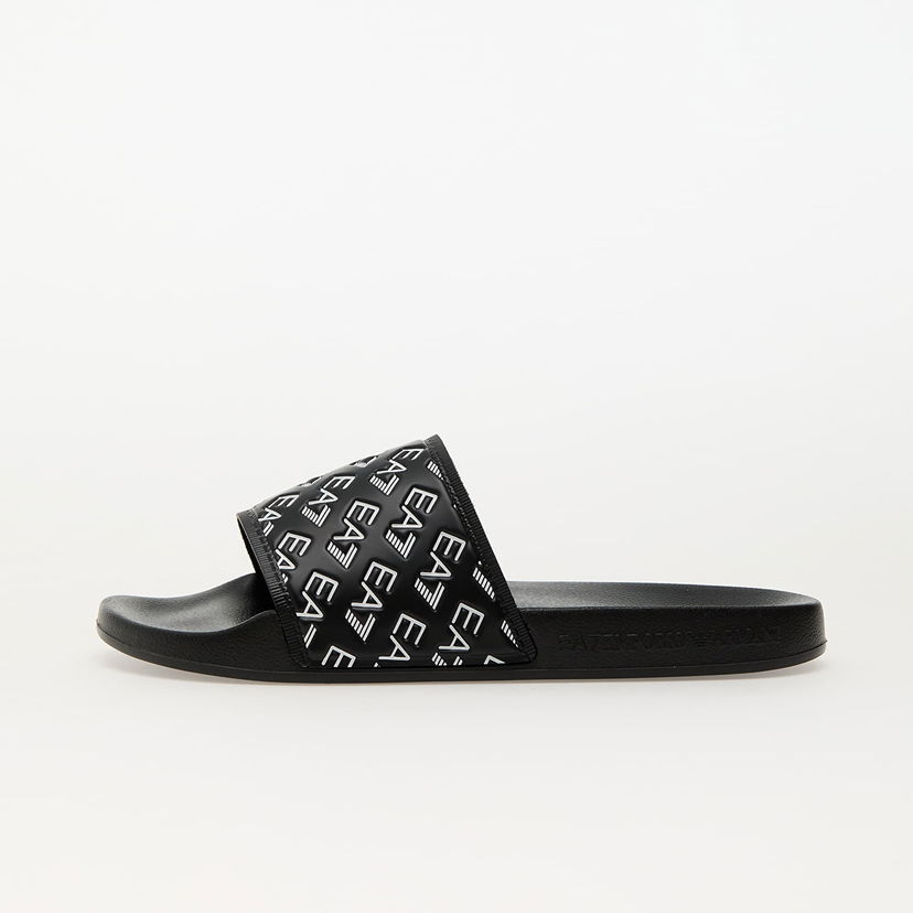Tenisky a topánky Emporio Armani EA7 Water Sport All Over Slipper U Full Black/White Čierna | 7X000109AF15125MC138