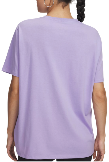 Tričko Under Armour Etched Roses Oversized Short Sleeve T-Shirt Fialová | 6006965-538, 2