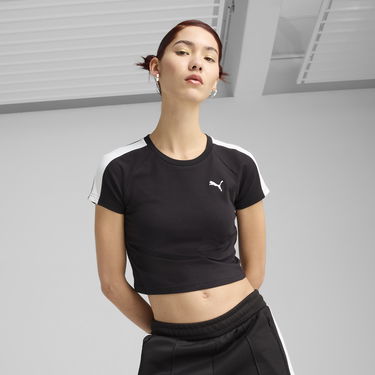 Crop Top Puma T7 Baby Tee Čierna | 629802_01, 0