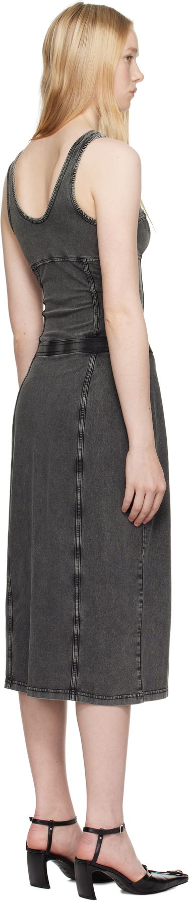 Šaty Diesel Diesel D-Inny Midi Dress Šedá | A16591 0NJBJ, 2