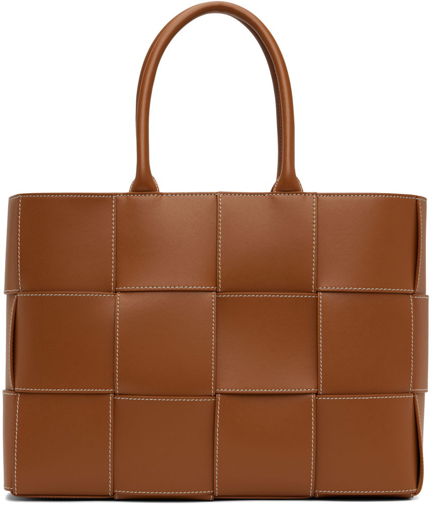 Medium Arco Leather Tote Bag