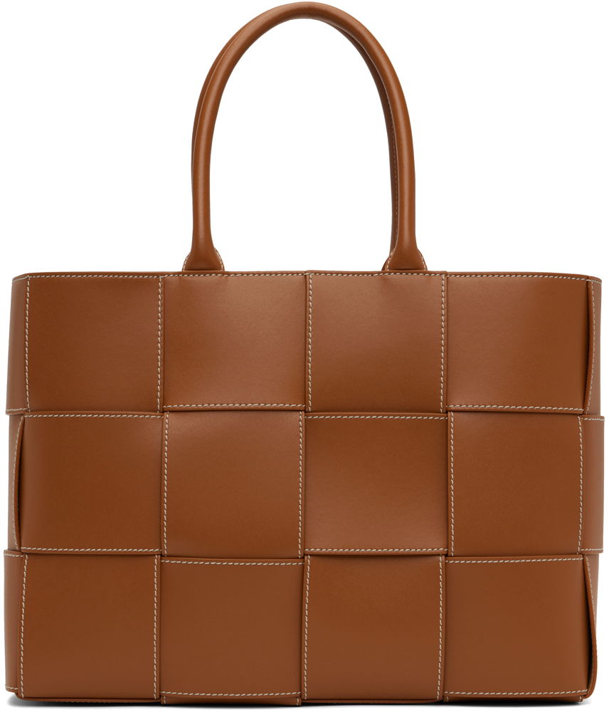 Tote bag Bottega Veneta Medium Arco Leather Tote Bag Hnedá | 756682 V39K0, 0