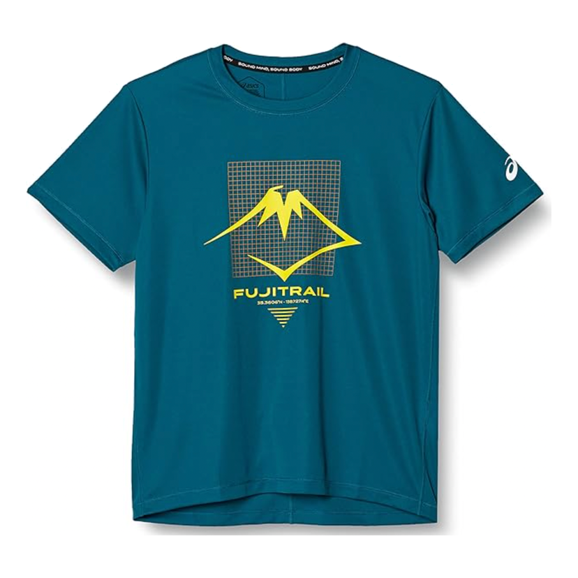 Tričko Asics Fujitrail Logo Short Sleeve T-Shirt Tyrkysová | 2011C624-407