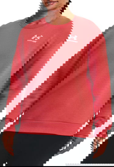 Mikina Under Armour Essential Fleece Crew Červená | 1373032-638, 0