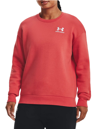 Mikina Under Armour Essential Fleece Crew Červená | 1373032-638