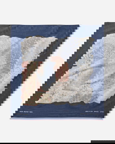 Šál KAPITAL Fastcolor Selvedge Boro Bandana Rôznofarebný | EK-1818BA NAVY, 4