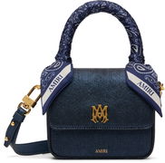 'MA' Denim Micro Bag