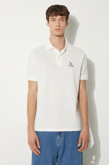 Polo tričko Paul Smith Paul Smith Applique Detail Polo Shirt Biela | M1R.698P.NP4722, 3