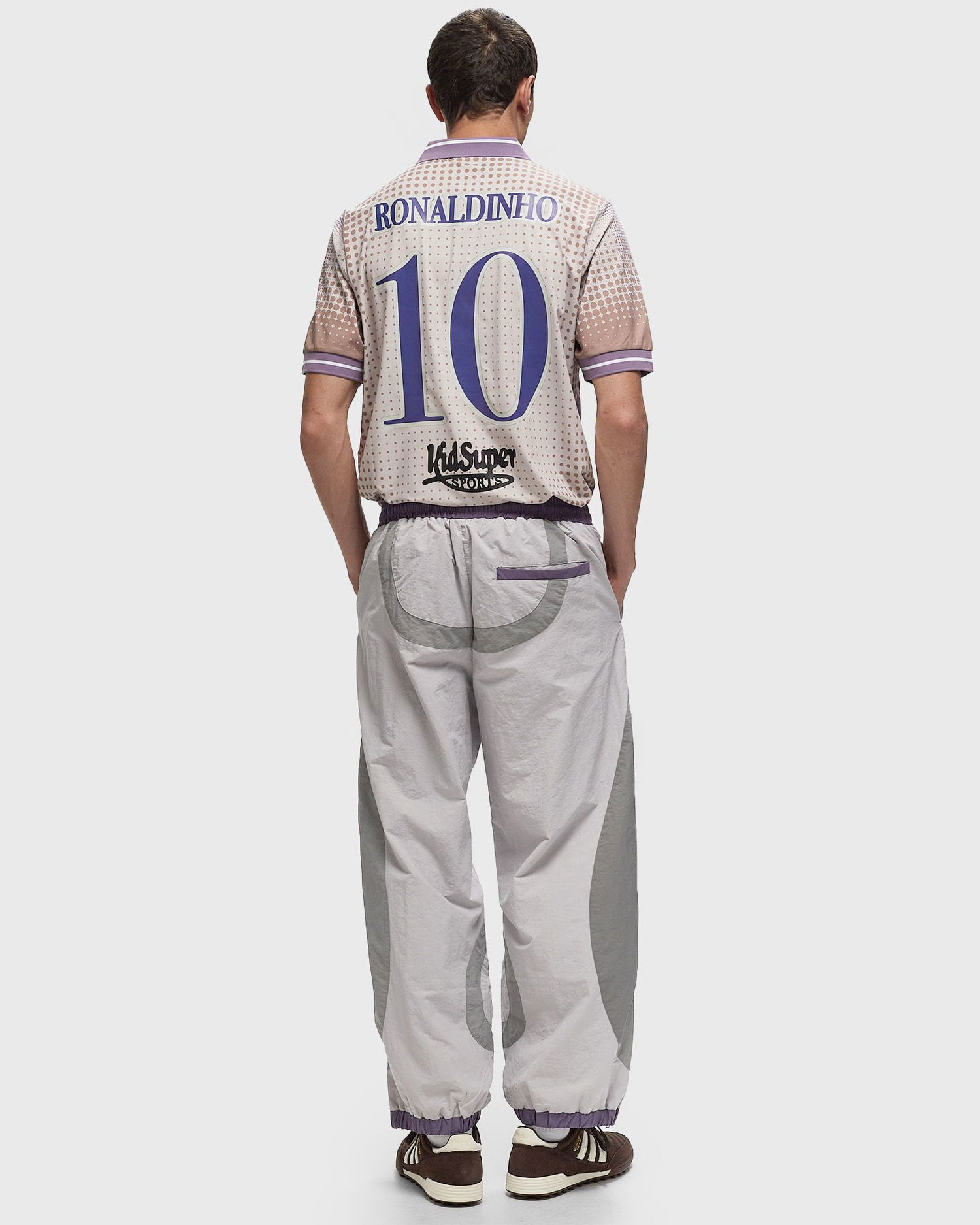 Polo tričko KidSuper Soccer Jersey Polo Fialová | AW24-JRSY-04, 1