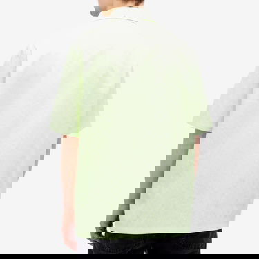 Košeľa Off-White Off-White Men's Damier Jacquard Bowling Shirt, Size Small Zelené | OMGG013S25FAB0041400, 3