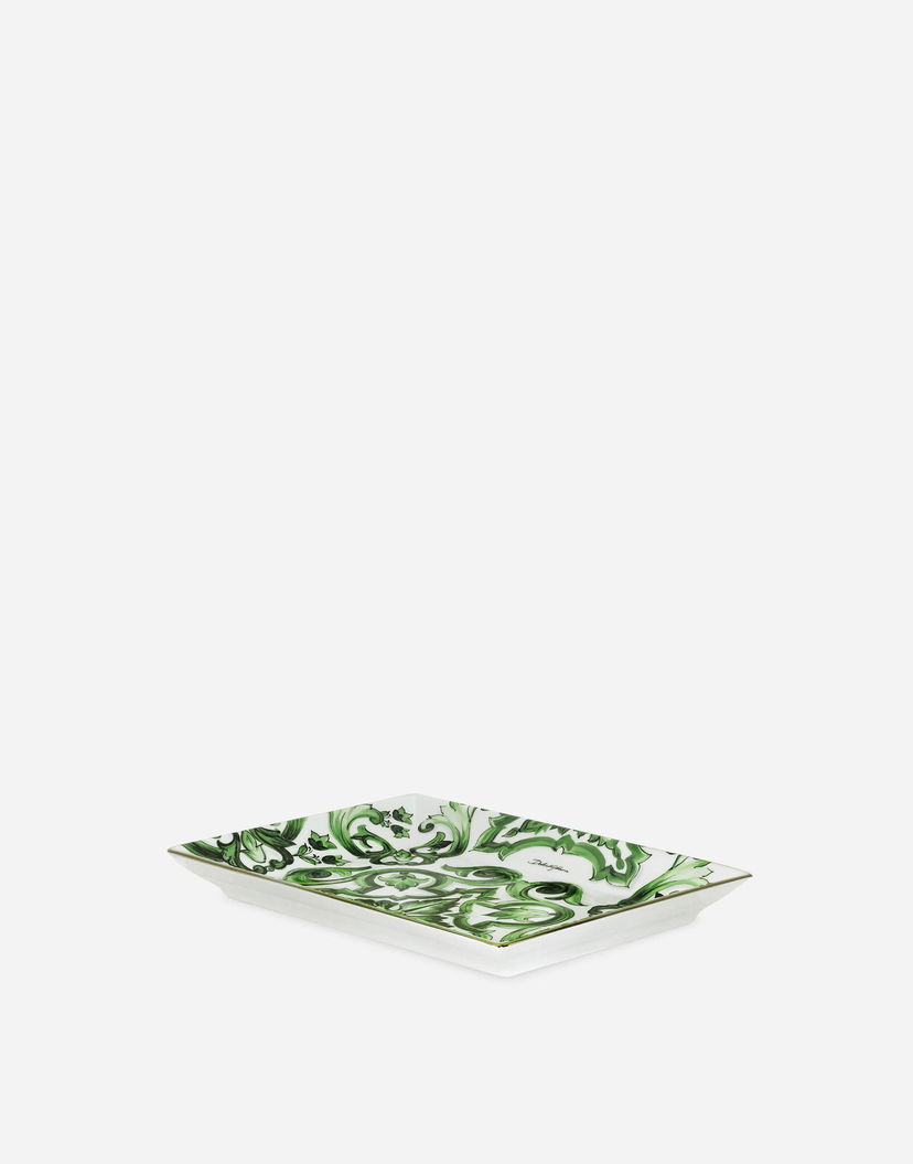 Home decor Dolce & Gabbana Dolce & Gabbana Ornate Porcelain Trinket Dish Biela | TCC199TCAMTUV004