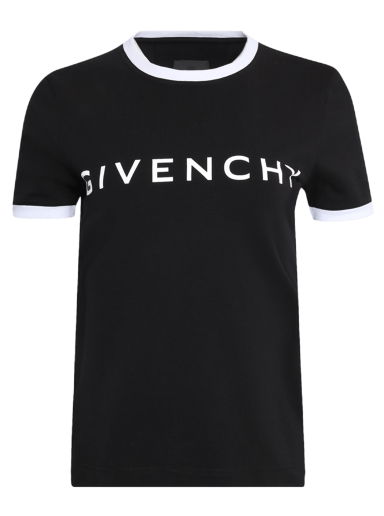 Tričko Givenchy Ringer T-shirt Čierna | BW70BF3YAC 004