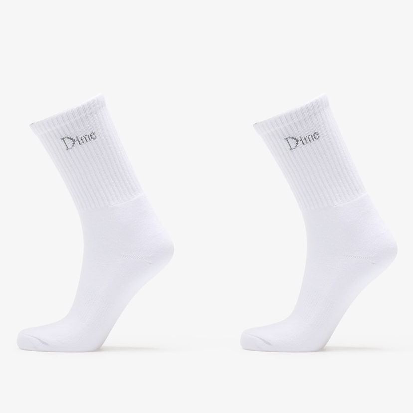 Ponožky Dime Dime Classic Long Socks (2 Pairs) Biela | DIMEFA2539WHT