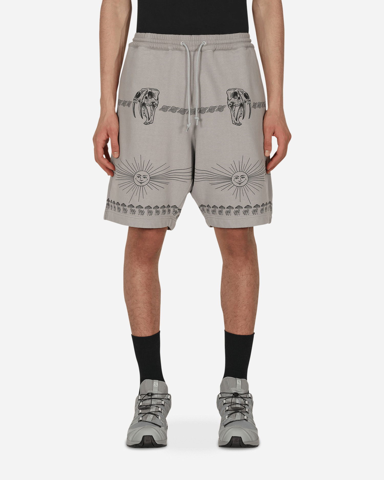 Šortky Neighborhood Dr. Woo Sweatshorts Šedá | 221UWDWN-PTM01 GY, 0